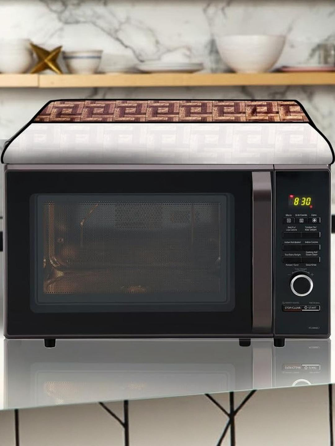 The Furnishing Tree PVC Waterproof Microwave Oven Cover Compatible for 20 L Grill 20PG4S Seamless P