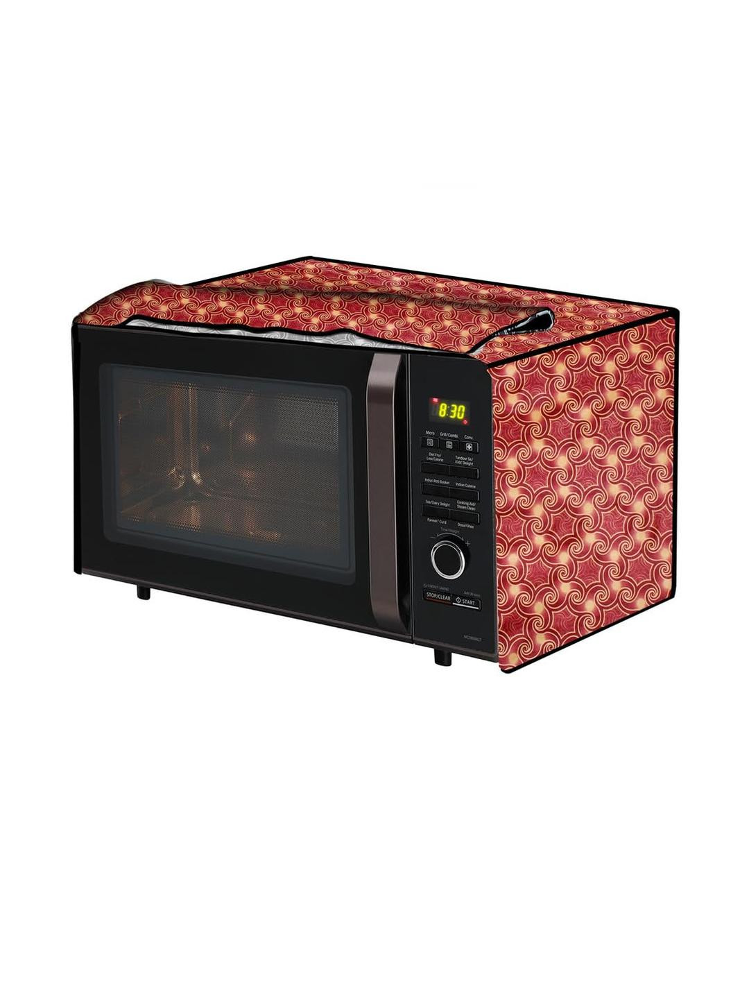 The Furnishing Tree PVC Waterproof Microwave Oven Cover Compatible for 23 L Convection 23BC4 Frieze