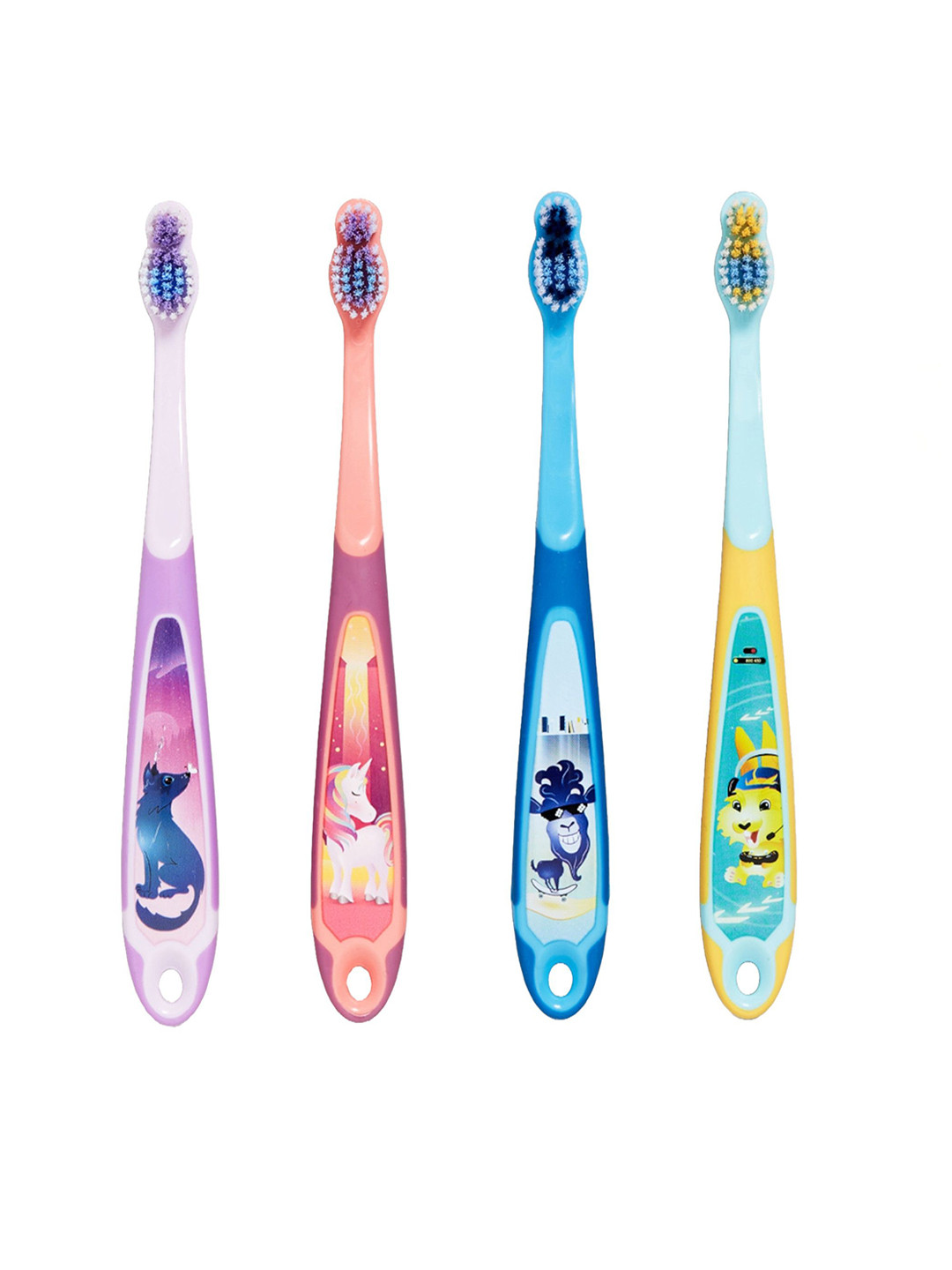 Jordan Kids Set Of 4 Junior Soft Bristles Toothbrush