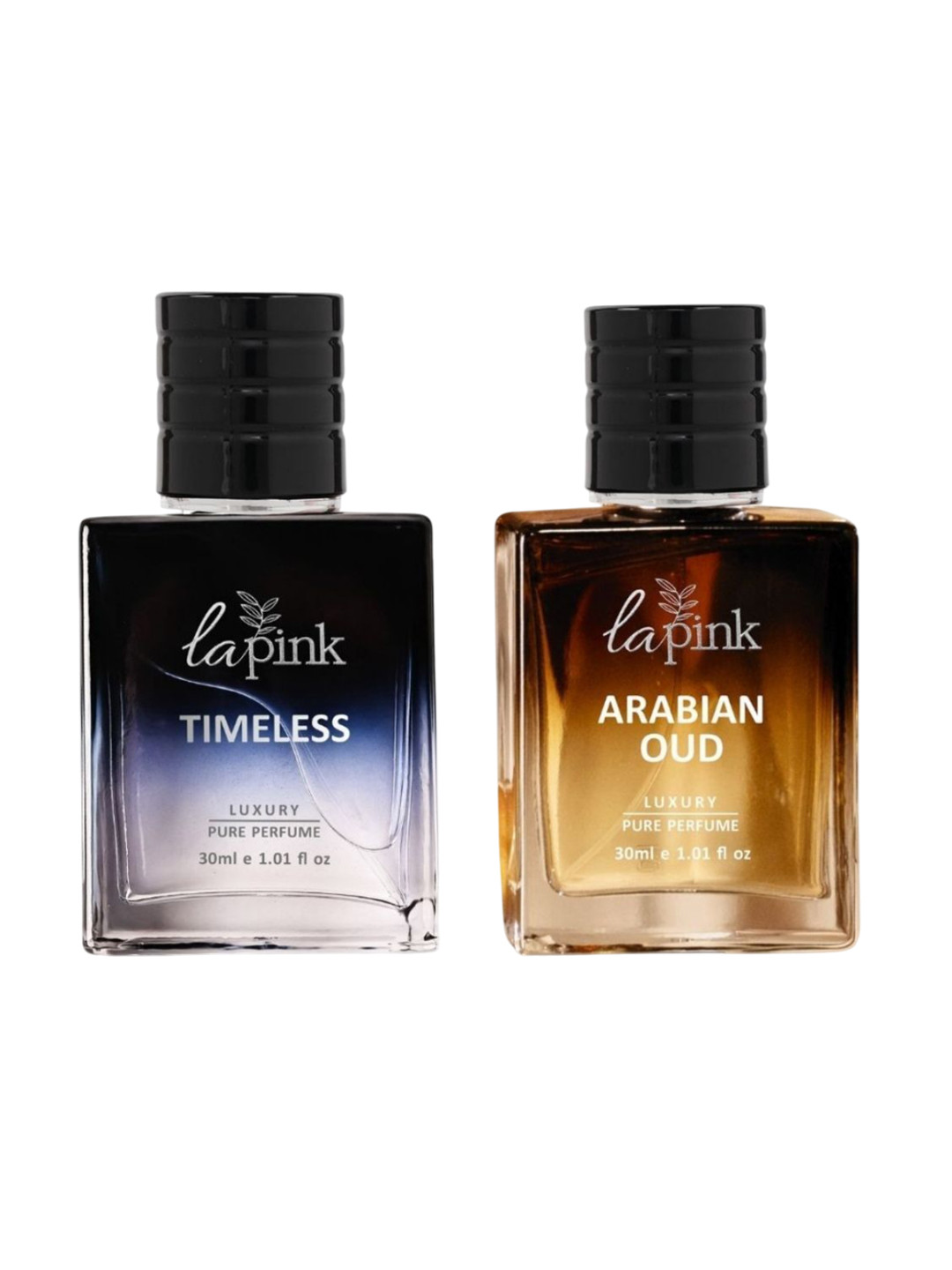 La Pink Men Set Of 2 Arabian Oud And Timeless Long Lasting Perfume - 30 ml Each