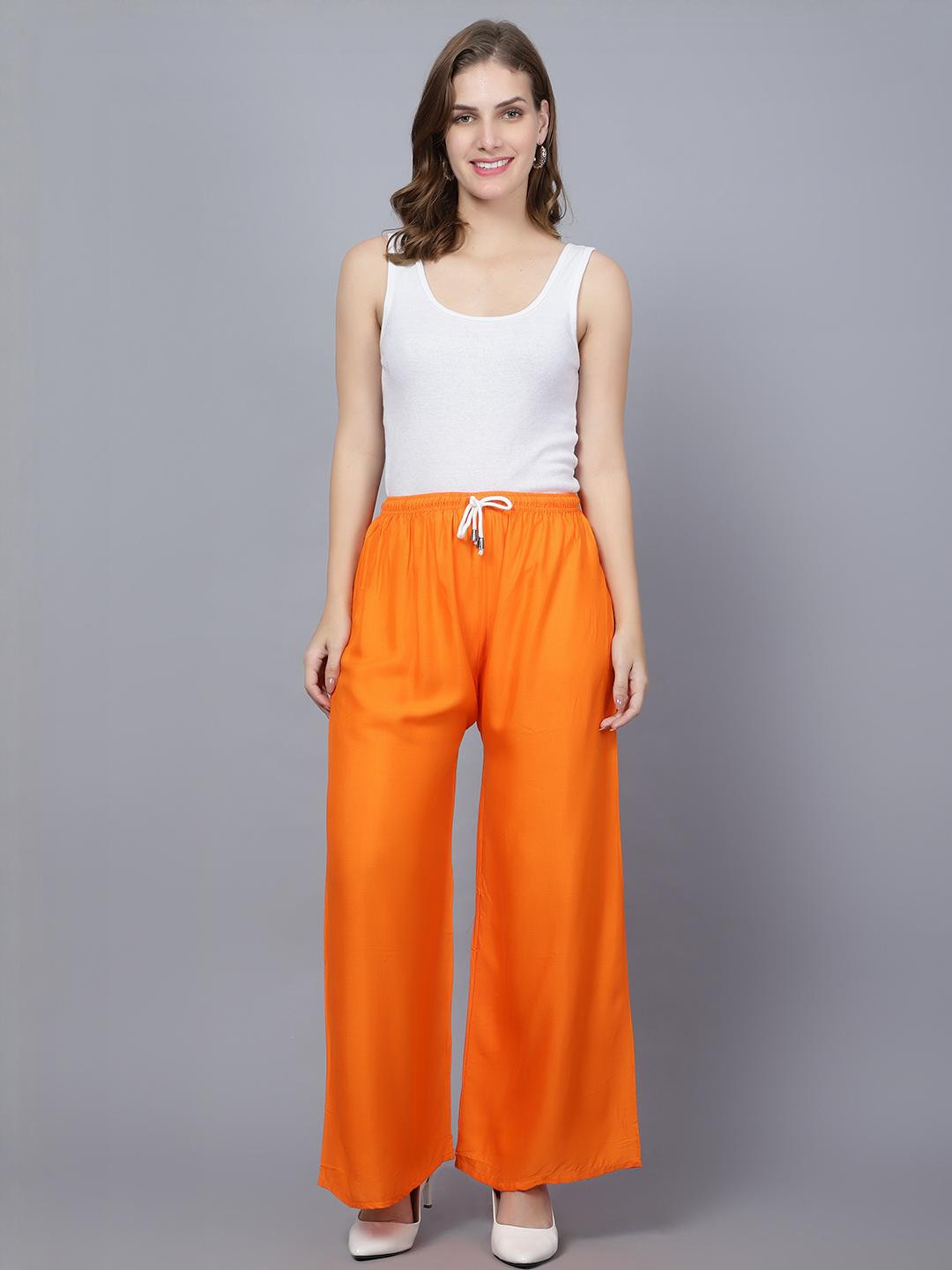 Mytrendzs Women Solid Palazzos