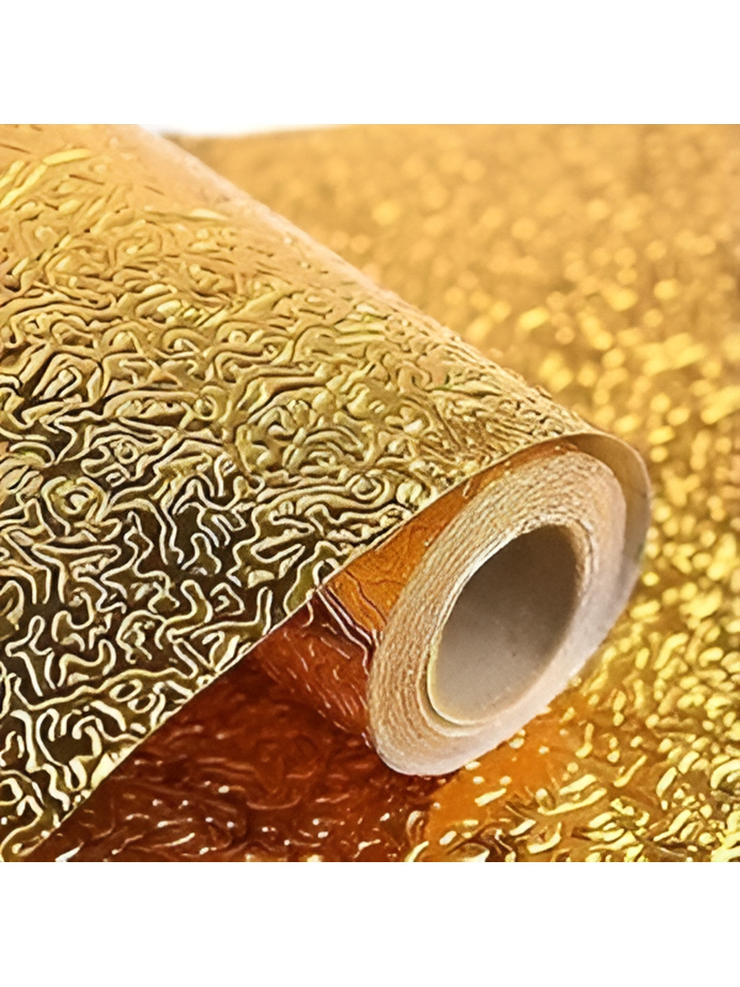 Aura Yellow Textured Self Adhesive Wall Sticker