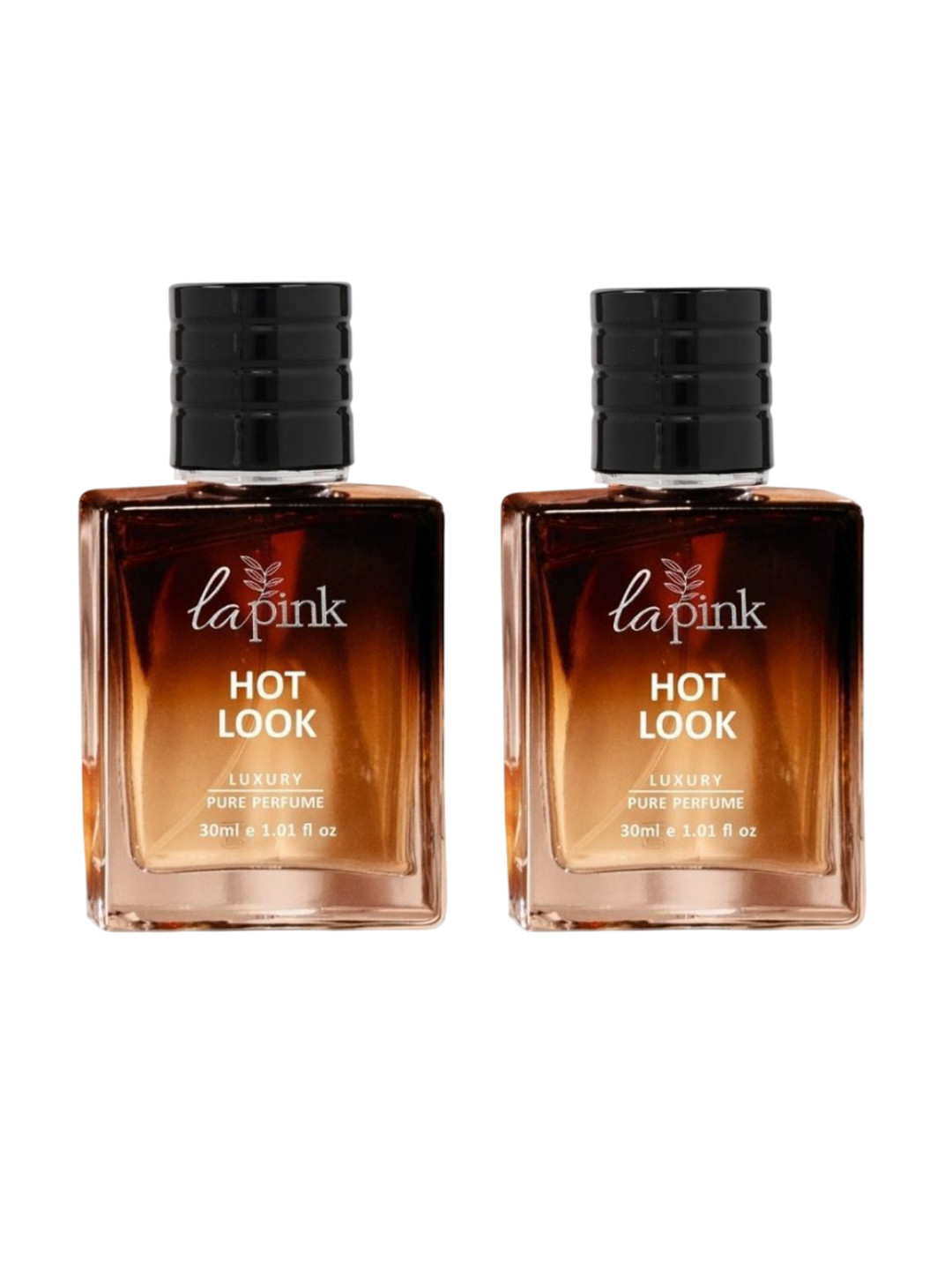La Pink Men Set Of 2 Hot Look Long Lasting Perfume - 30 ml Each