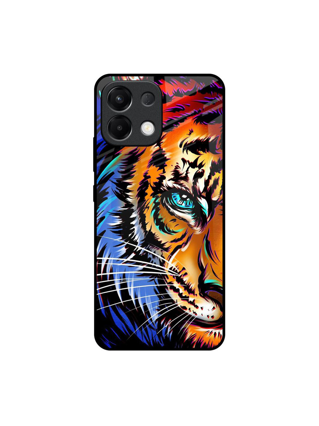 QRIOH Beast Tiger Art Quirky Printed Oppo K13 5G Silicone Mobile Back Case