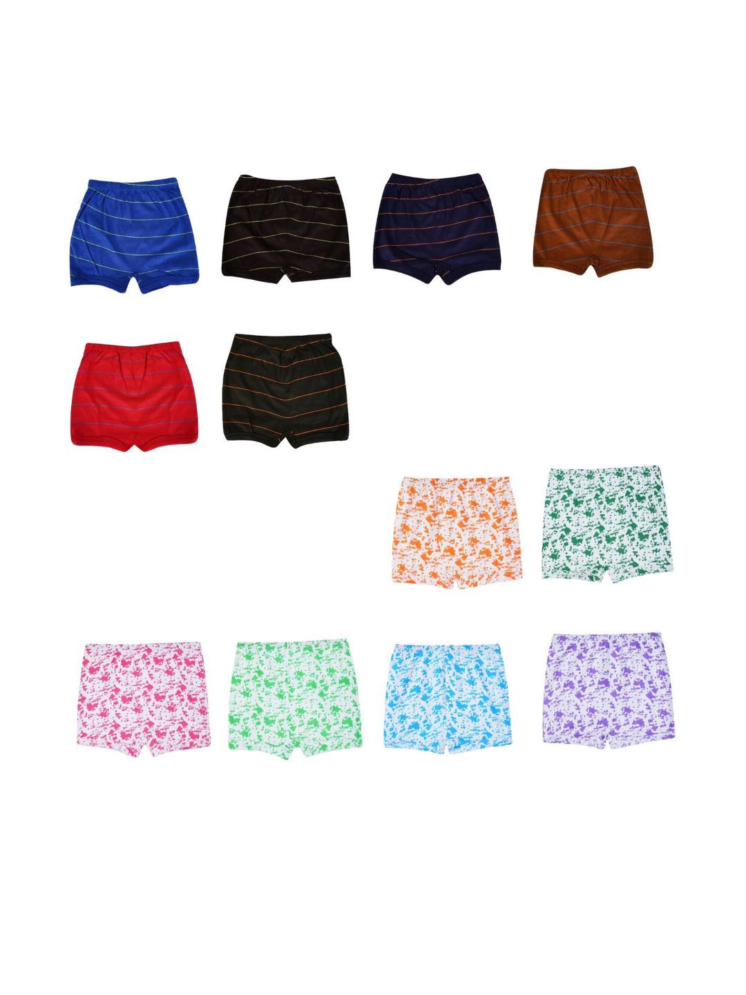 VIRUKSHAM Pack Of 12 Girls Cotton Panty