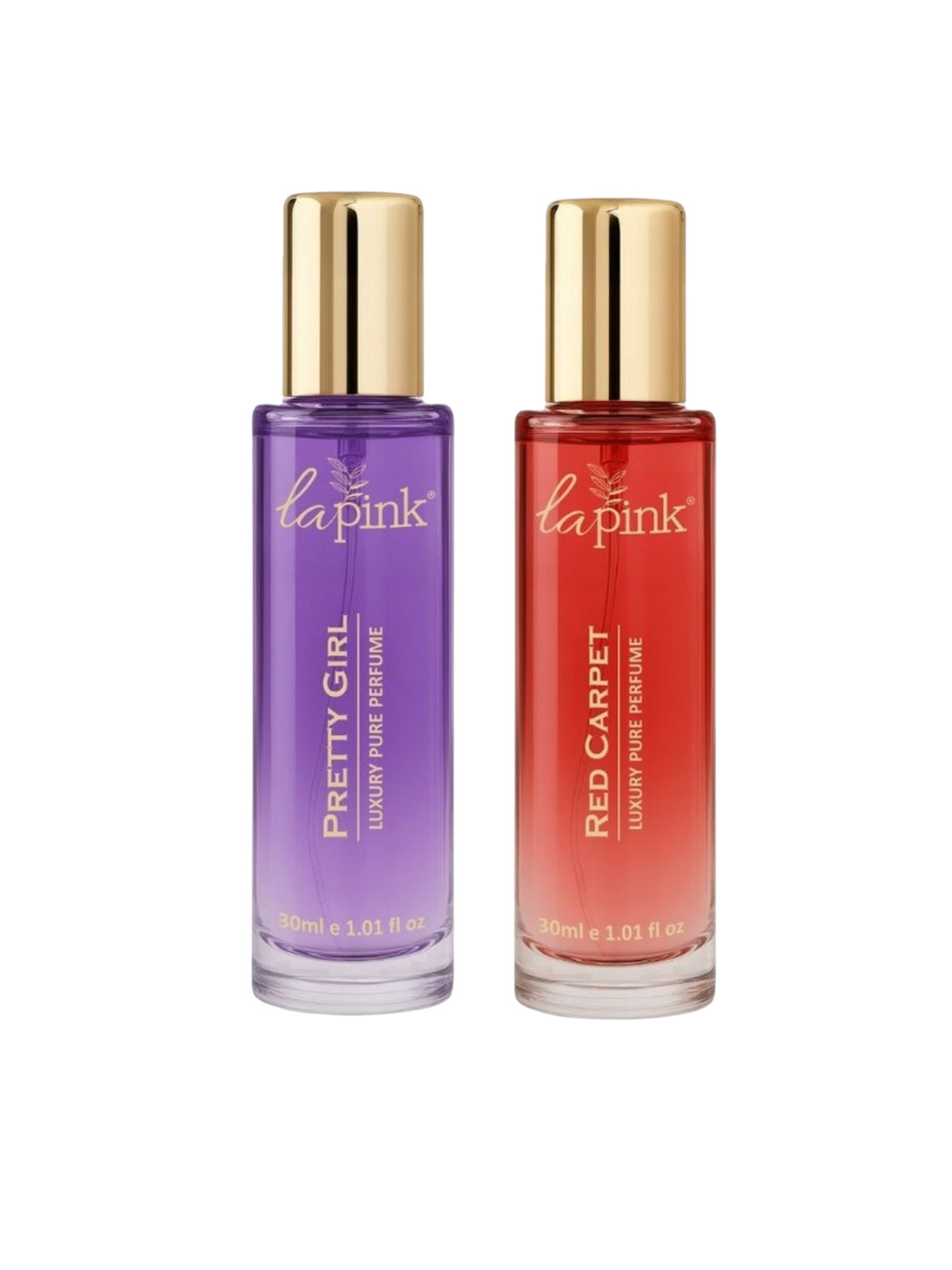 La Pink Women Set Of 2 Red Carpet & Pretty Girl Long Lasting Perfume - 30 ml Each