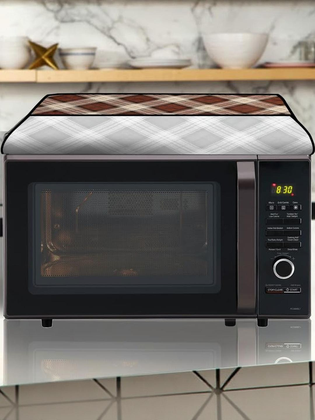 PVC Waterproof Microwave Oven Cover Compatible for Samsung 32 L Convection CE11