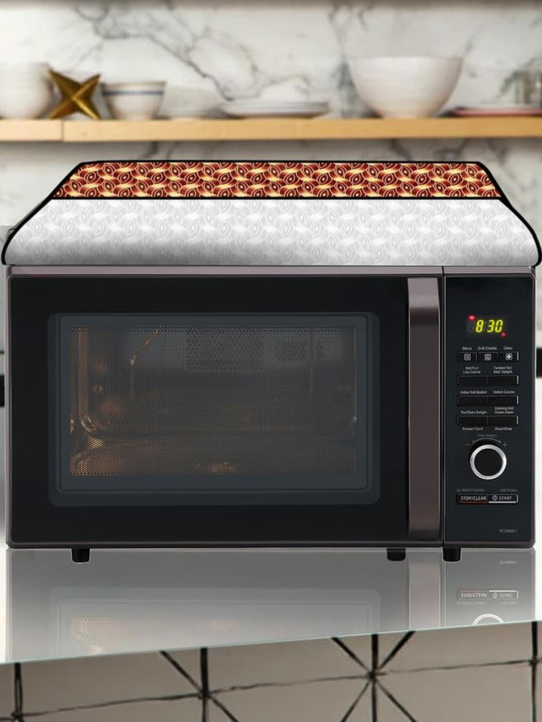 The Furnishing Tree PVC Waterproof Microwave Oven Cover Compatible for Samsung 23 L MS23K3513AK/T I