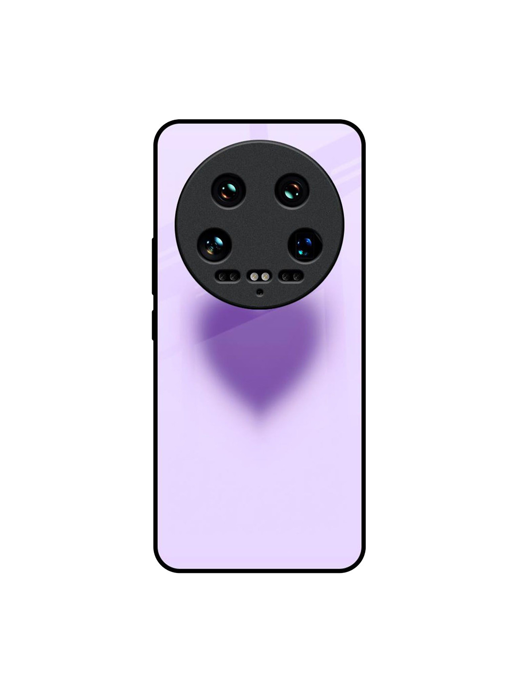 QRIOH Violet Valentine Abstract Printed Silicone Mi 14 Ultra 5G Back Case