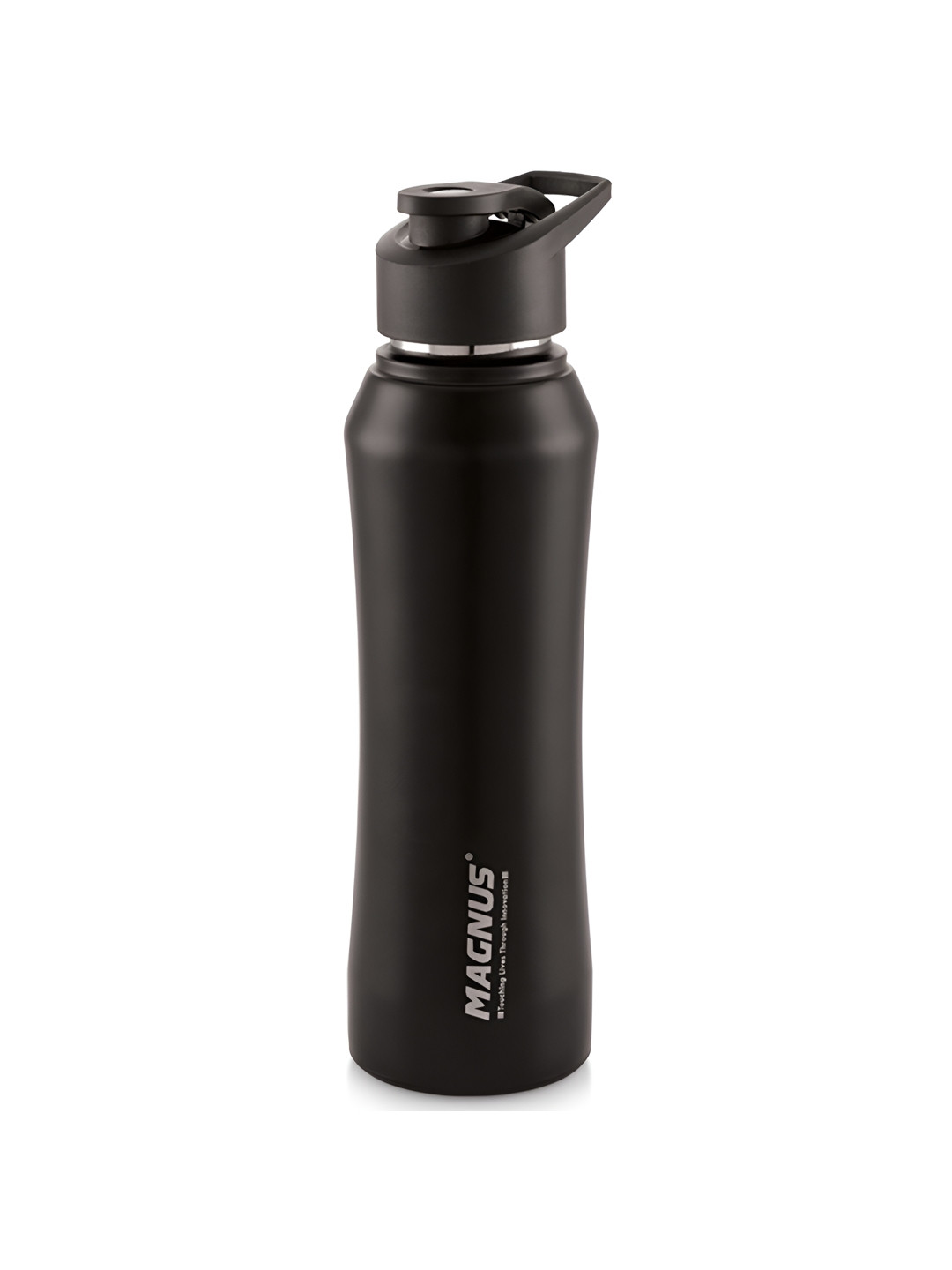 MAGNUS Black & Silver Stainless Steel Water Bottle-1000 ml