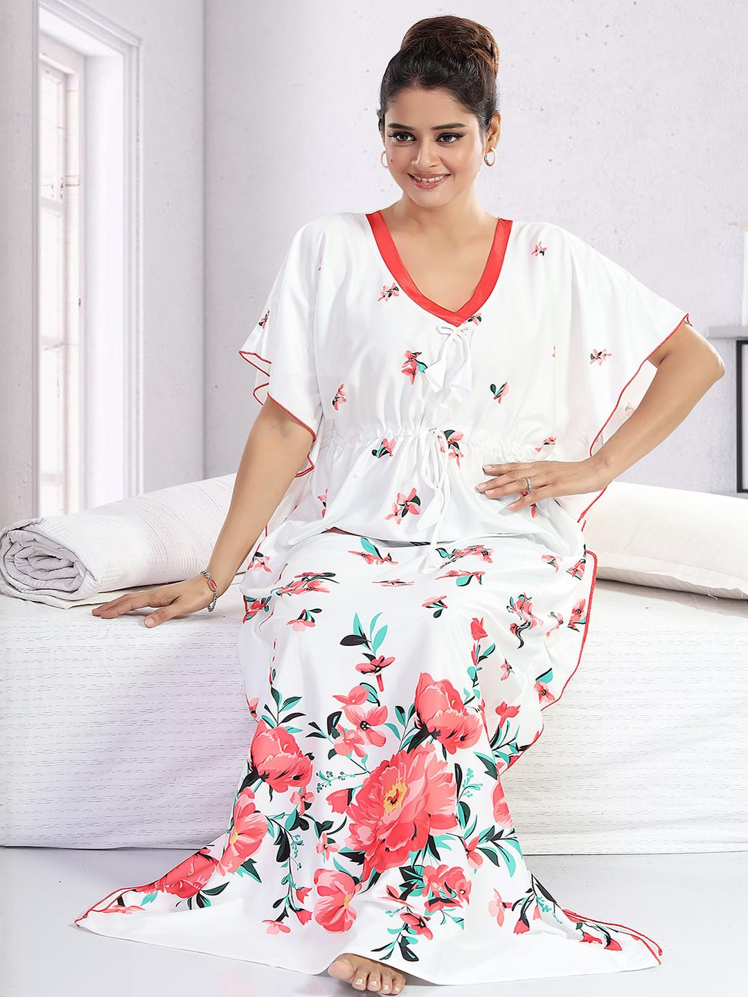 Gutthi Women Multi Nightdress