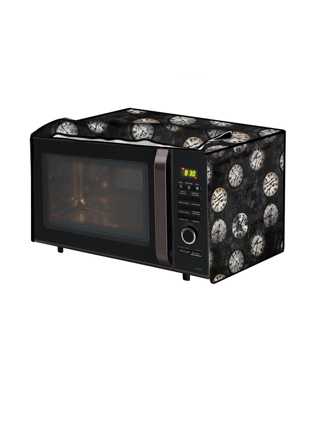 The Furnishing Tree PVC Waterproof Microwave Oven Cover Compatible for Samsung 23 L MS23K3513AK/T A