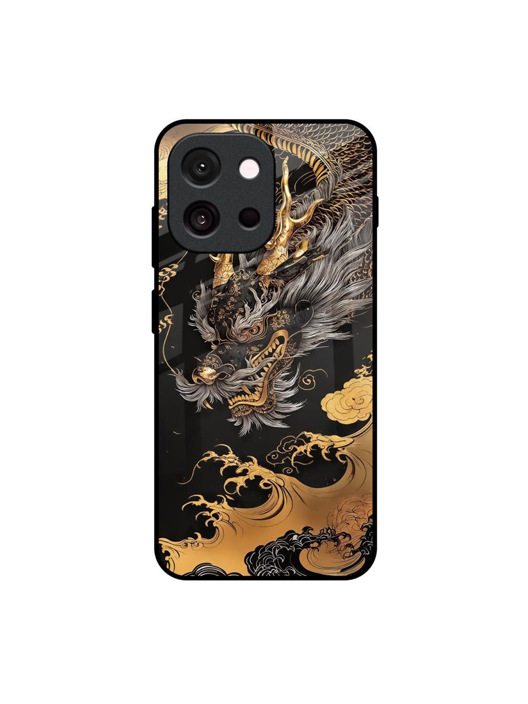 QRIOH Obsidian Majesty Quirky Printed OnePlus 13T 5G Silicone Back Case Mobile Accessories