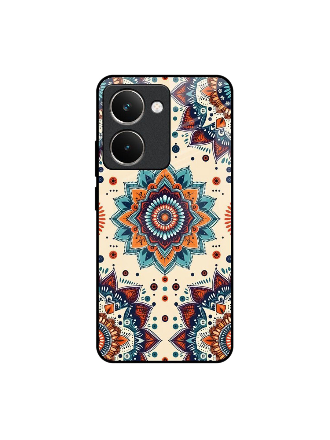 QRIOH Blooming Kaleidoscope Printed Realme P3 Ultra 5G Silicone Back Case Accessories