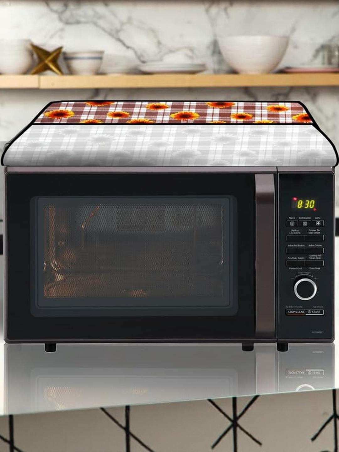 The Furnishing Tree PVC Waterproof Microwave Oven Cover  for Onida 27L Black Beauty Plus