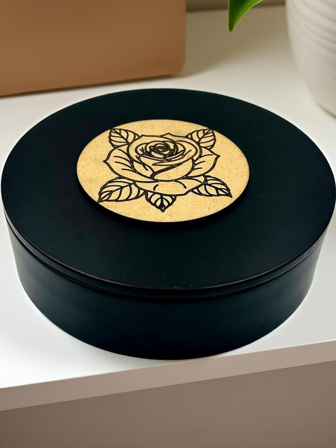 Angira handicrafts Printed Wooden Storage Box