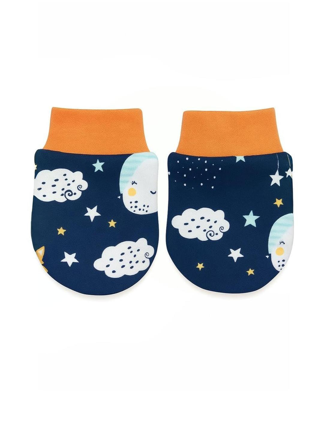 Adhigams Kids Blue Mittens Set