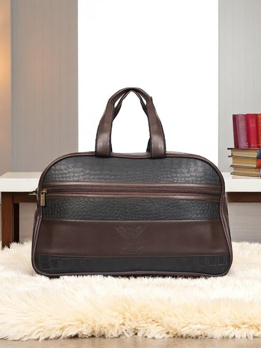 GBK Women Medium Rexine Duffel Bag With Two Short Handles