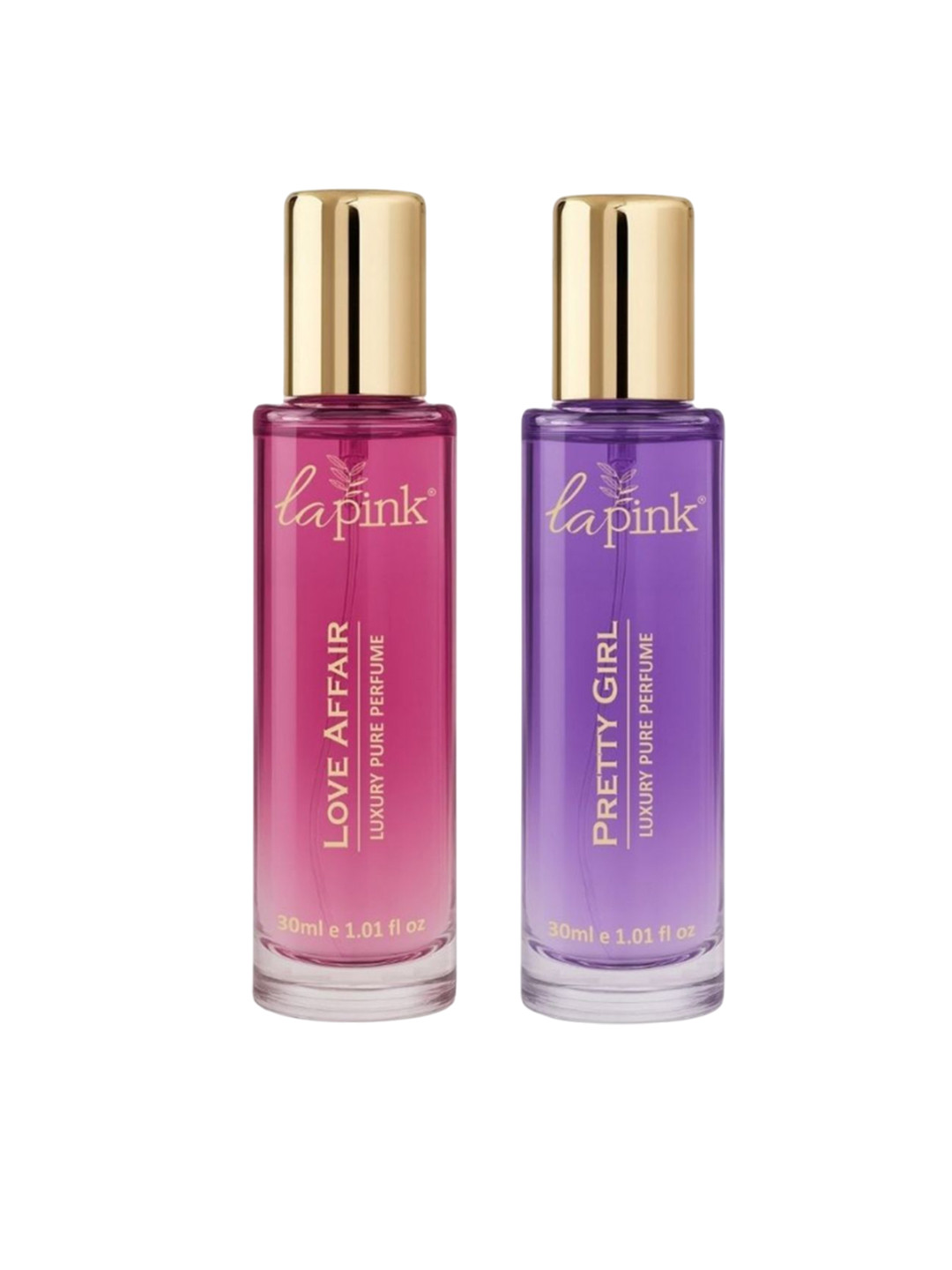 La Pink Women Set Of 2 Pretty Girl & Love Affair Long Lasting Perfumes - 30 ml Each