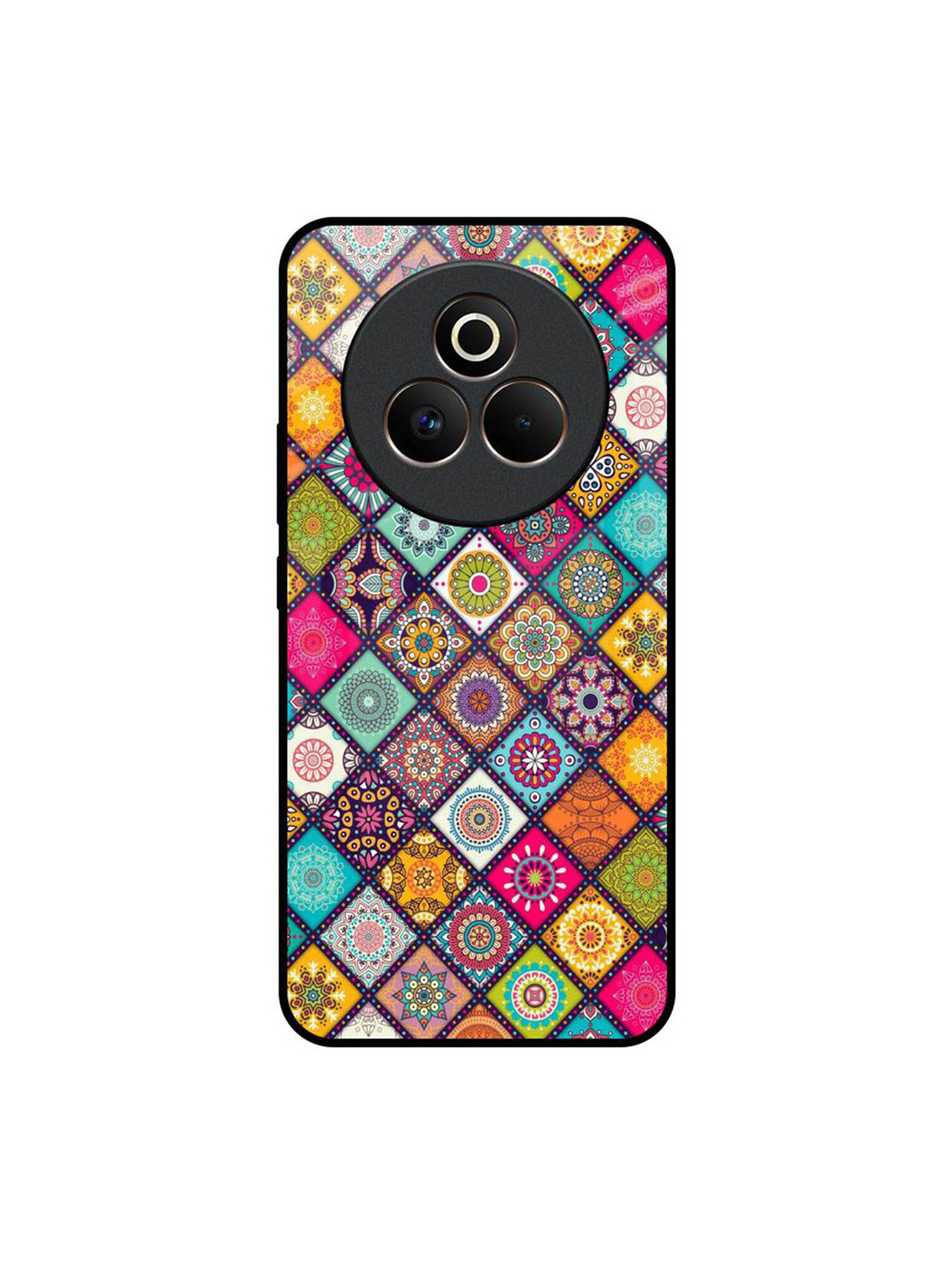 QRIOH Mandala Art Printed Realme P3 Pro 5G Silicone Back Case