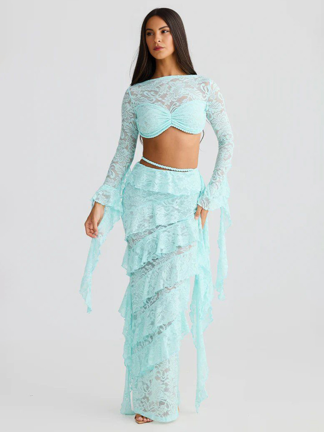 Bee Boe Women Isla Aqua Bralette Top