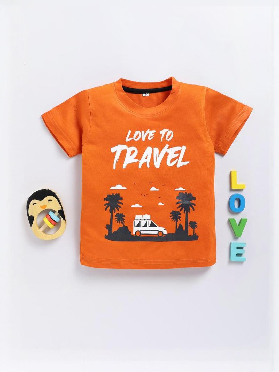 carrydreams Boys Orange Tshirts