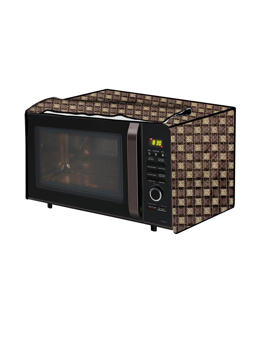 The Furnishing Tree PVC Waterproof Microwave Oven Cover Compatible for 25 L Convection 25BC4 Basket