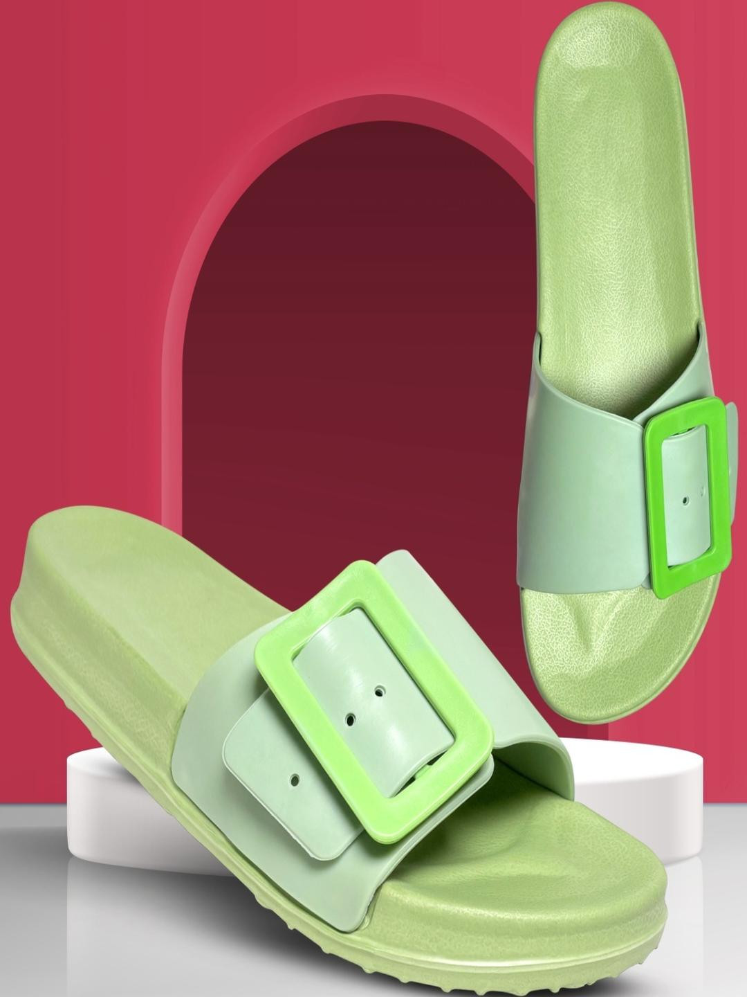 TieFit Women Light Weight Soft Cushion Adjustable Buckle Sliders