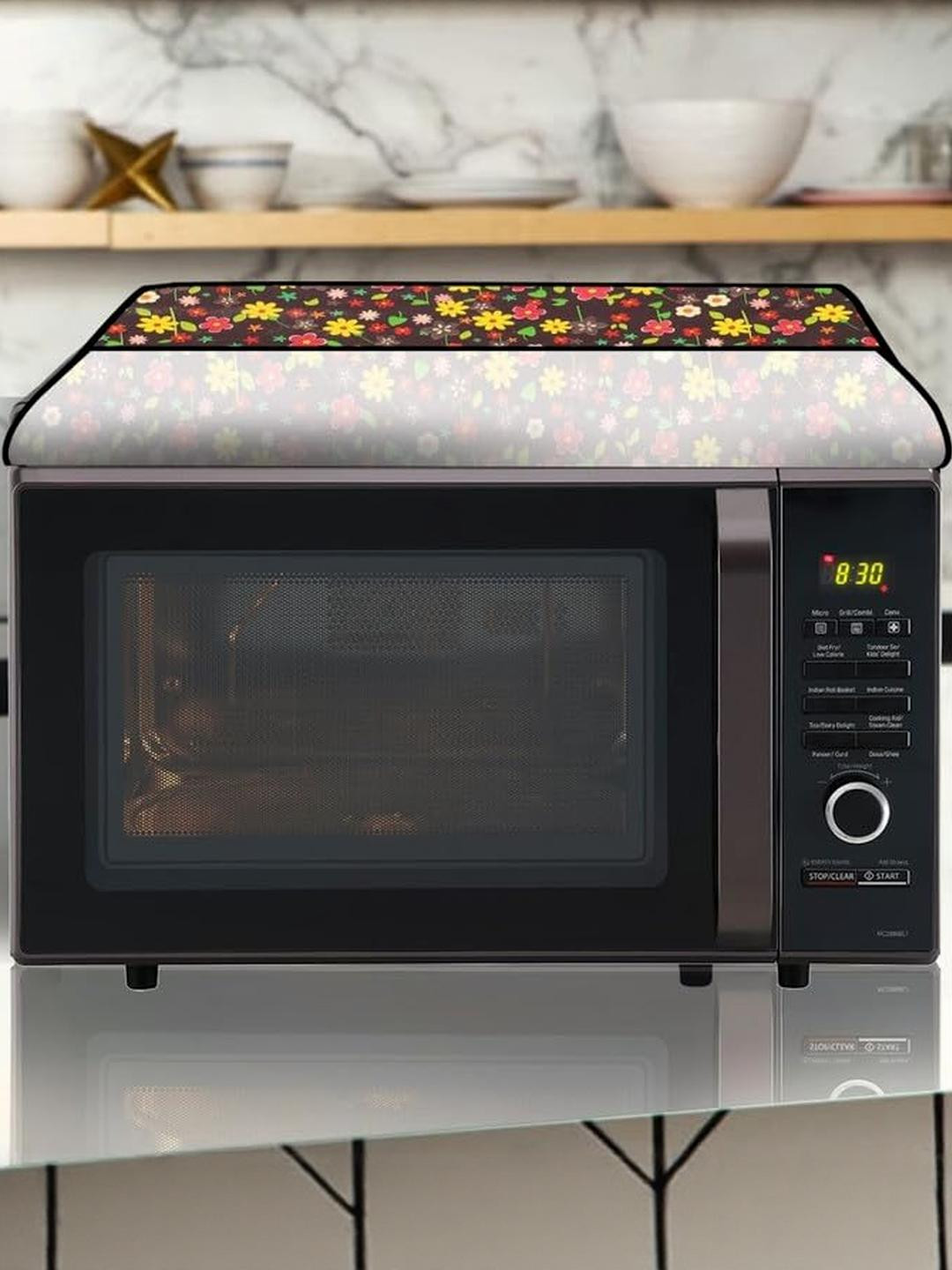 The Furnishing Tree PVC Waterproof Microwave Oven Cover Compatible for Panasonic 20L NN-CT26HMFDG m