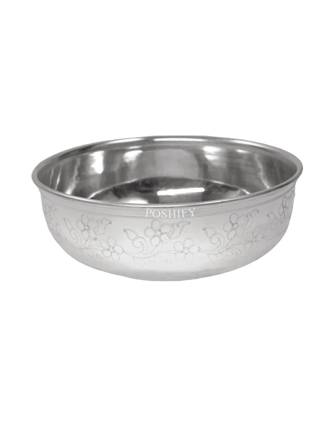 POSHIFY Pack of 2 Pure German Silver Bowl for Pooja