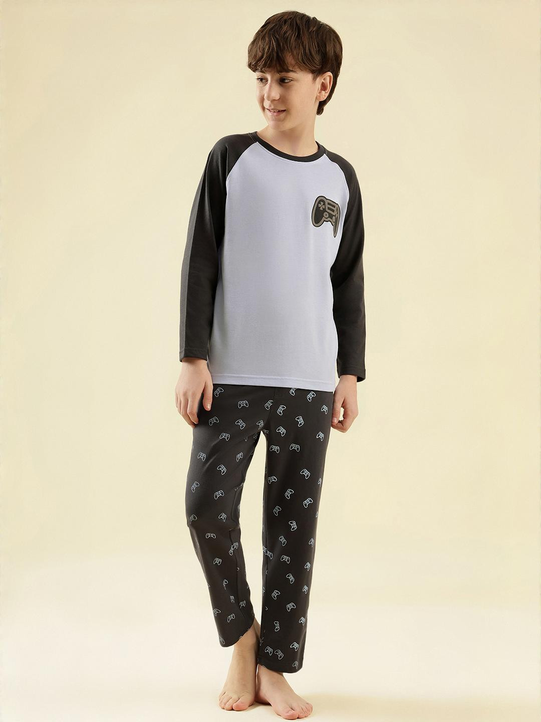 Lil Tomatoes Kids-Boys Blue Night suits