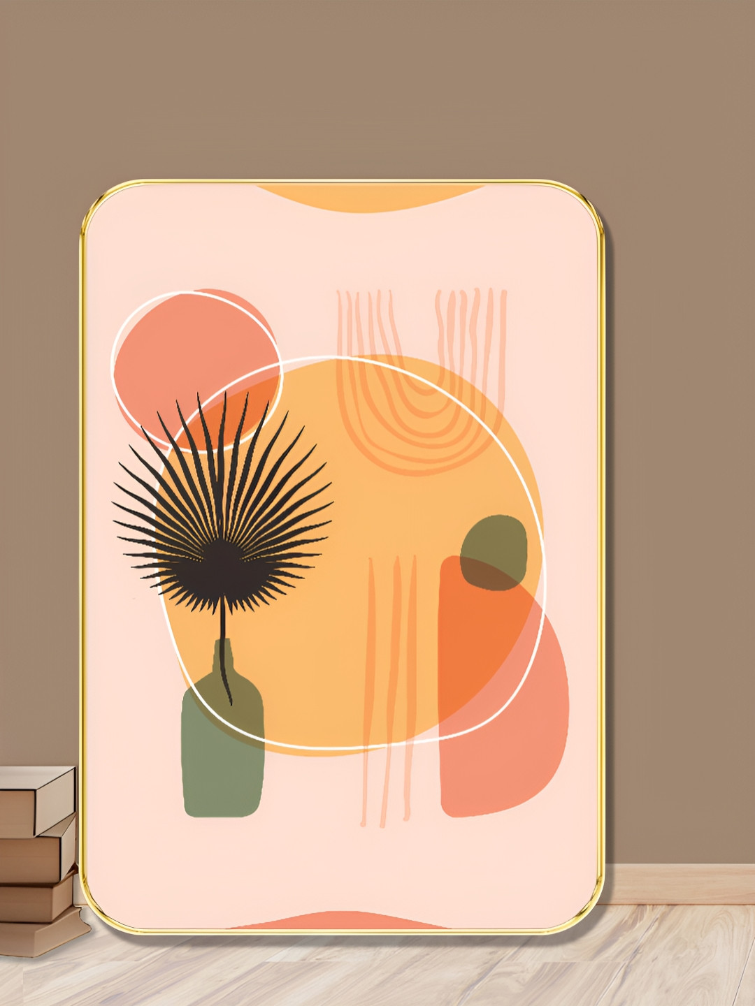 Livin'luxe Pink & Yellow Botanical Printed Wall Art