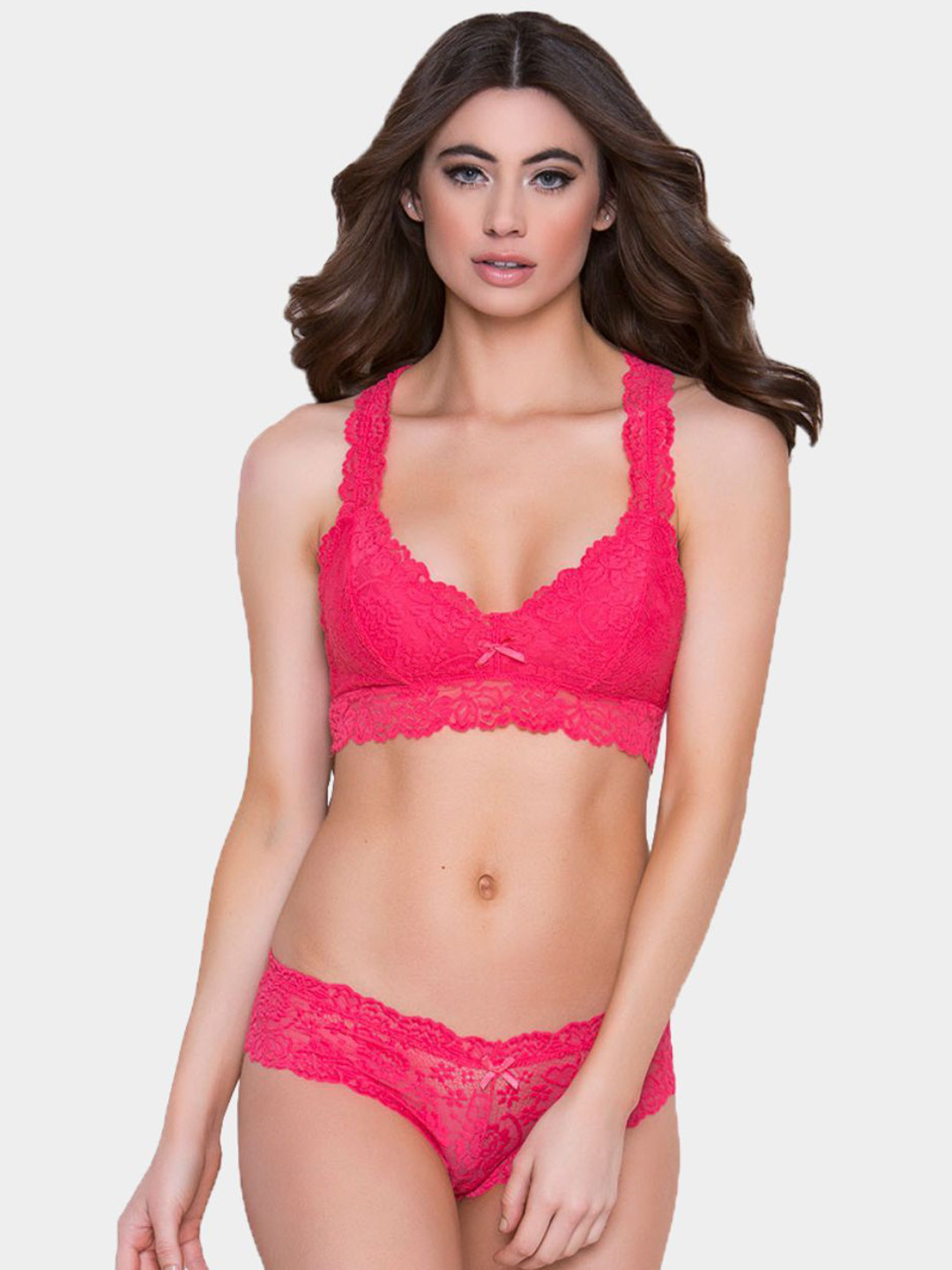 LoveAasan Self-Designed Non-Padded Lingerie Set LS-06045-RPI-S