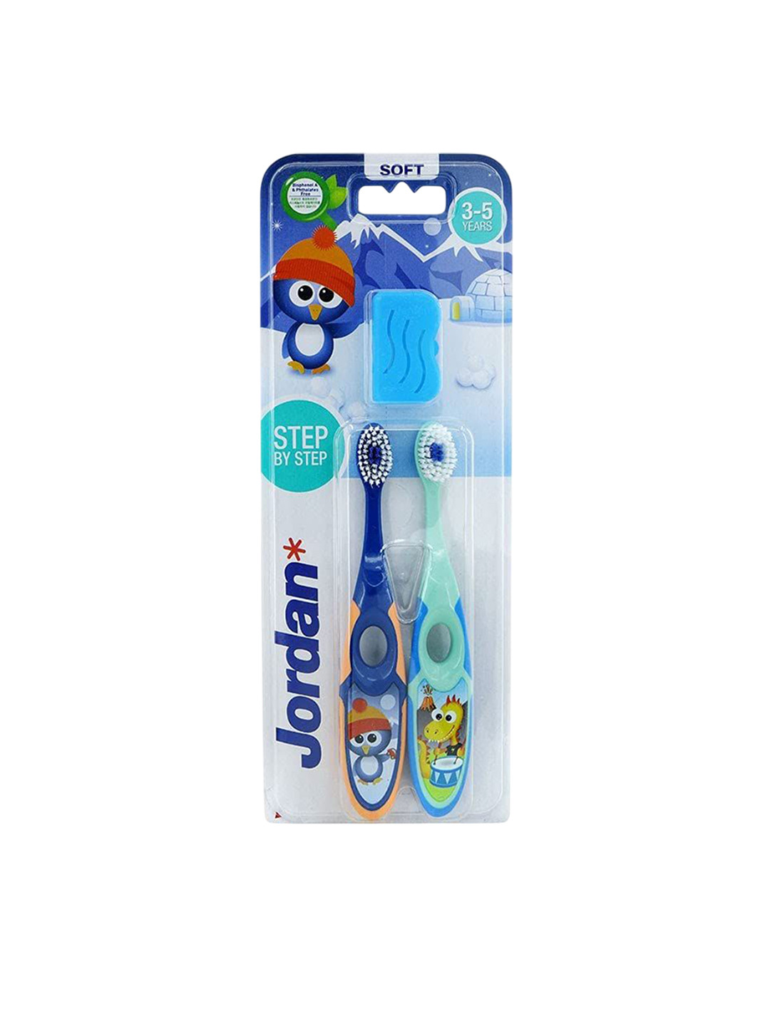 Jordan Boys Set Of 2 Soft Bristles Kids Toothbrush