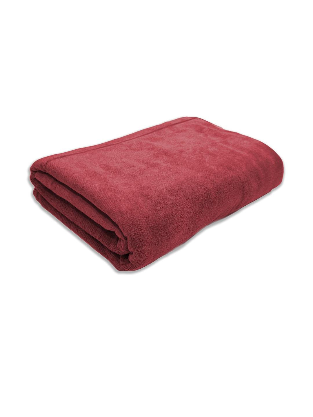 Black Gold Red Soft Microfiber Pack of 1 Premium Microfiber Bath Towel