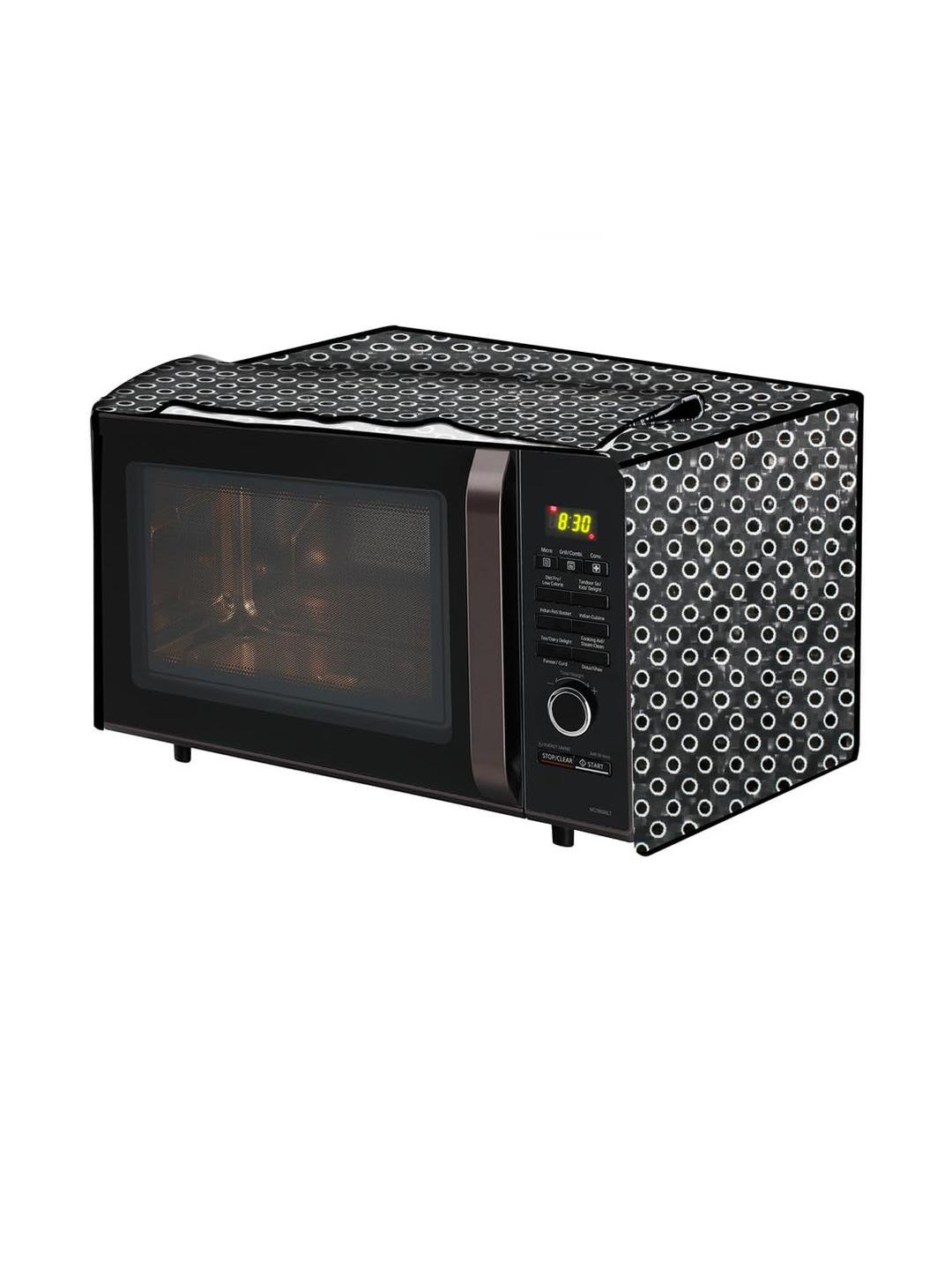 PVC Waterproof Microwave Oven Cover Compatible for LG 20 L Solo MS2021CW Symmet