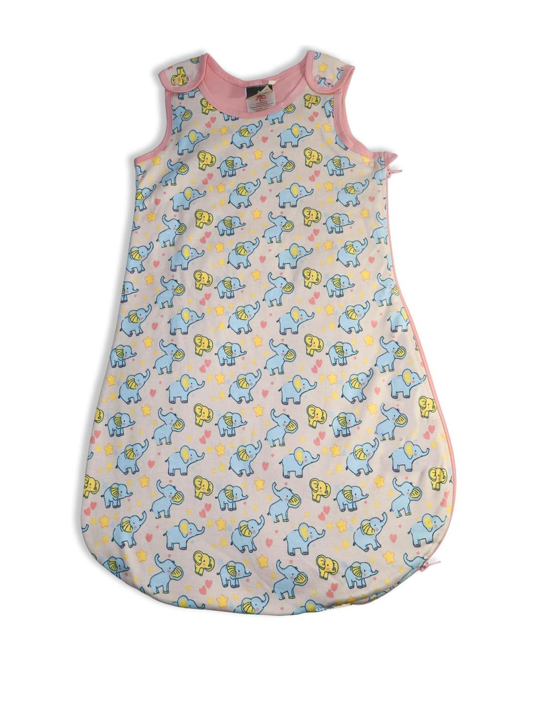 Adhigams Baby Elephant Stylish Cotton Sleeping Bag