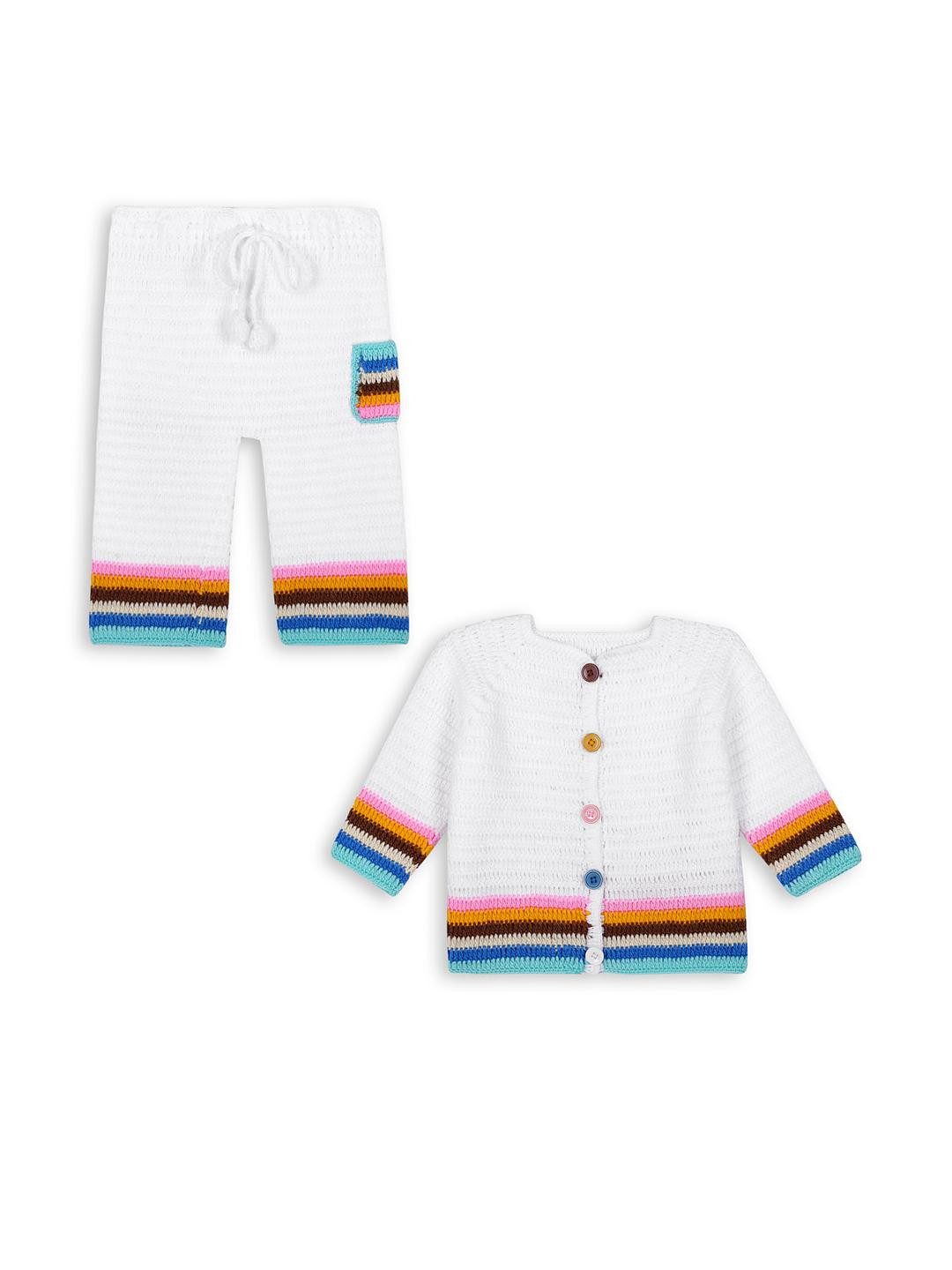 Pinkshierd Kids White Clothing Set