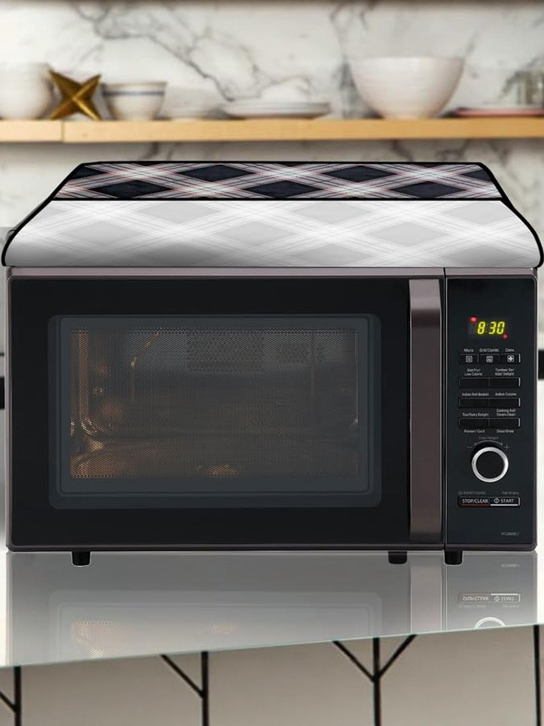 PVC Waterproof Microwave Oven Cover Compatible for Panasonic 27 L Convection NN