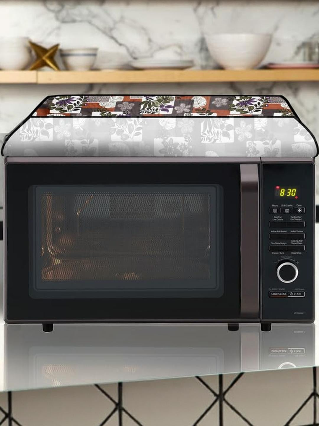 PVC Waterproof Microwave Oven Cover Compatible for Godrej 20 L GME 720CF1 PM Pa