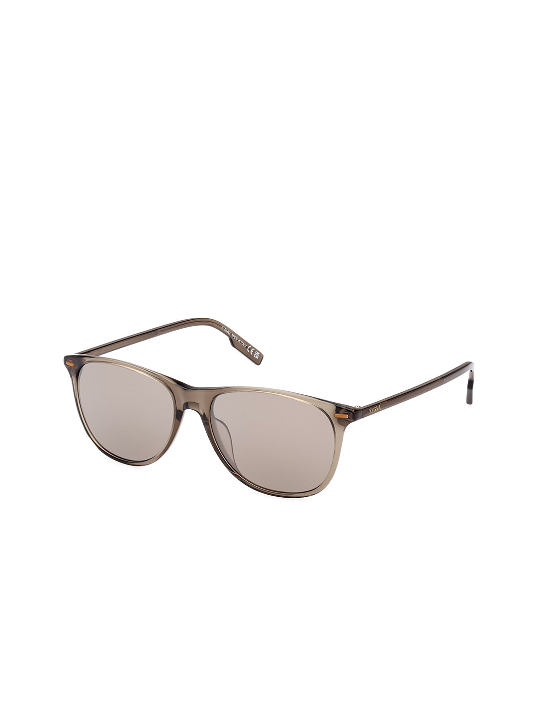 Ermenegildo Zegna Men Full Rim UV Protected Lens Oval Sunglasses EZ0217 55 51J
