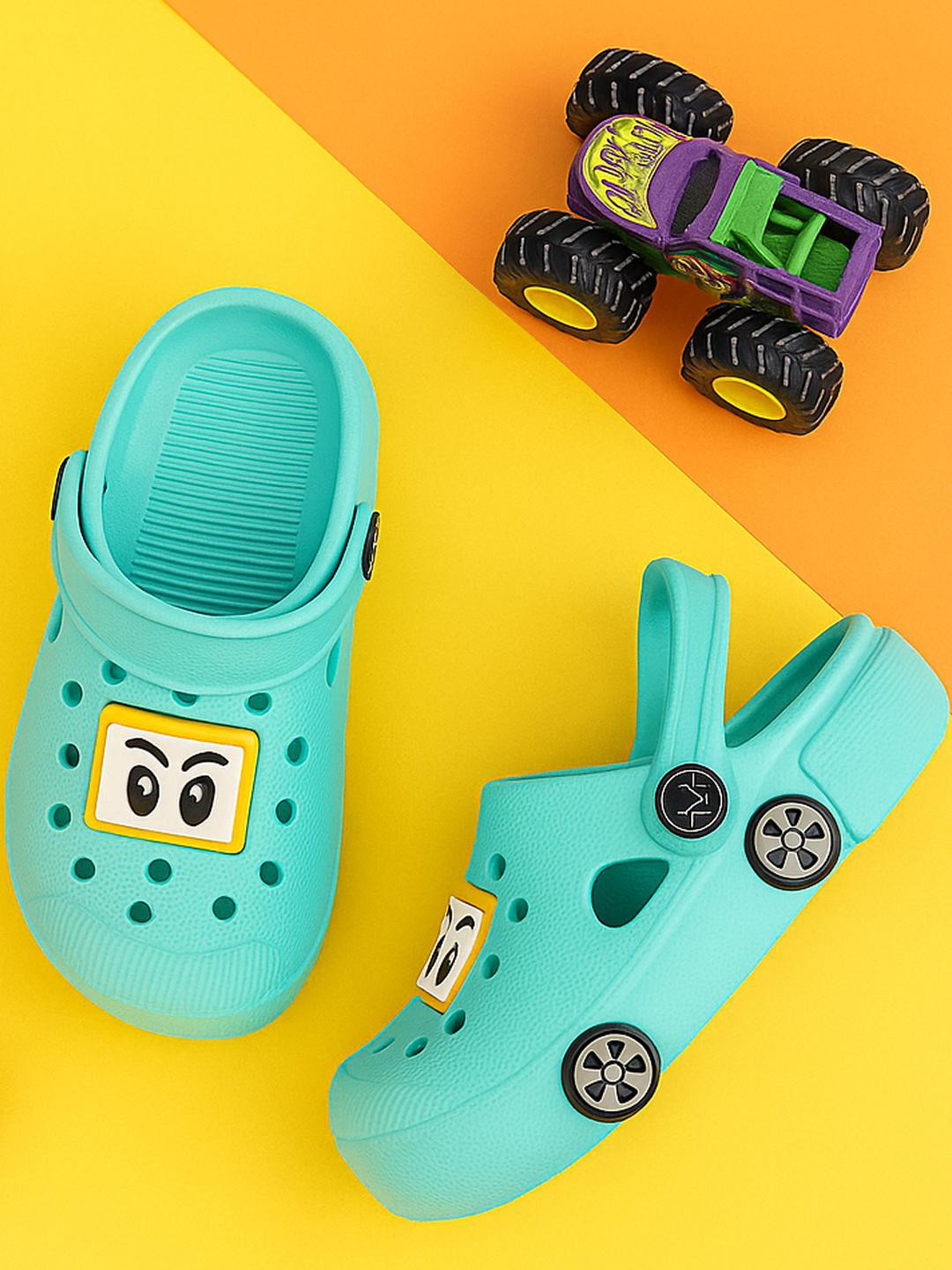 ONFEET Kids-Unisex Sea Green Sandals