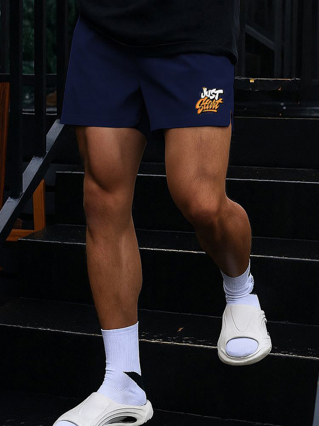 culish monsoon Men Typography Printed Sports Shorts