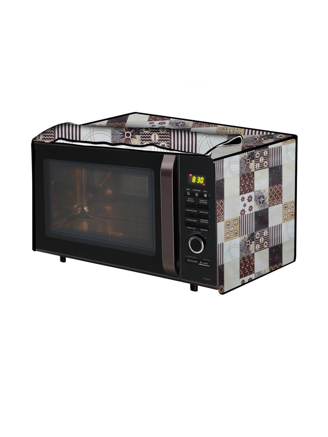 The Furnishing Tree PVC Waterproof Microwave Oven Cover Compatible for 20 L Grill 20PG4S Compass Pa