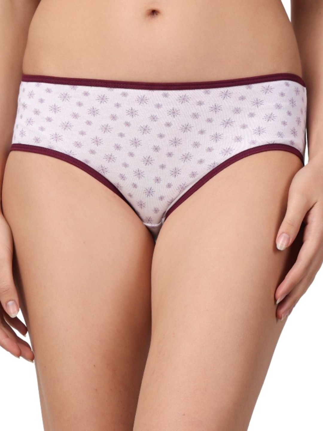 Moda Rapido Printed Super Combed Cotton Anti Microbial Hipster Brief MRn-1005 Panty Purple