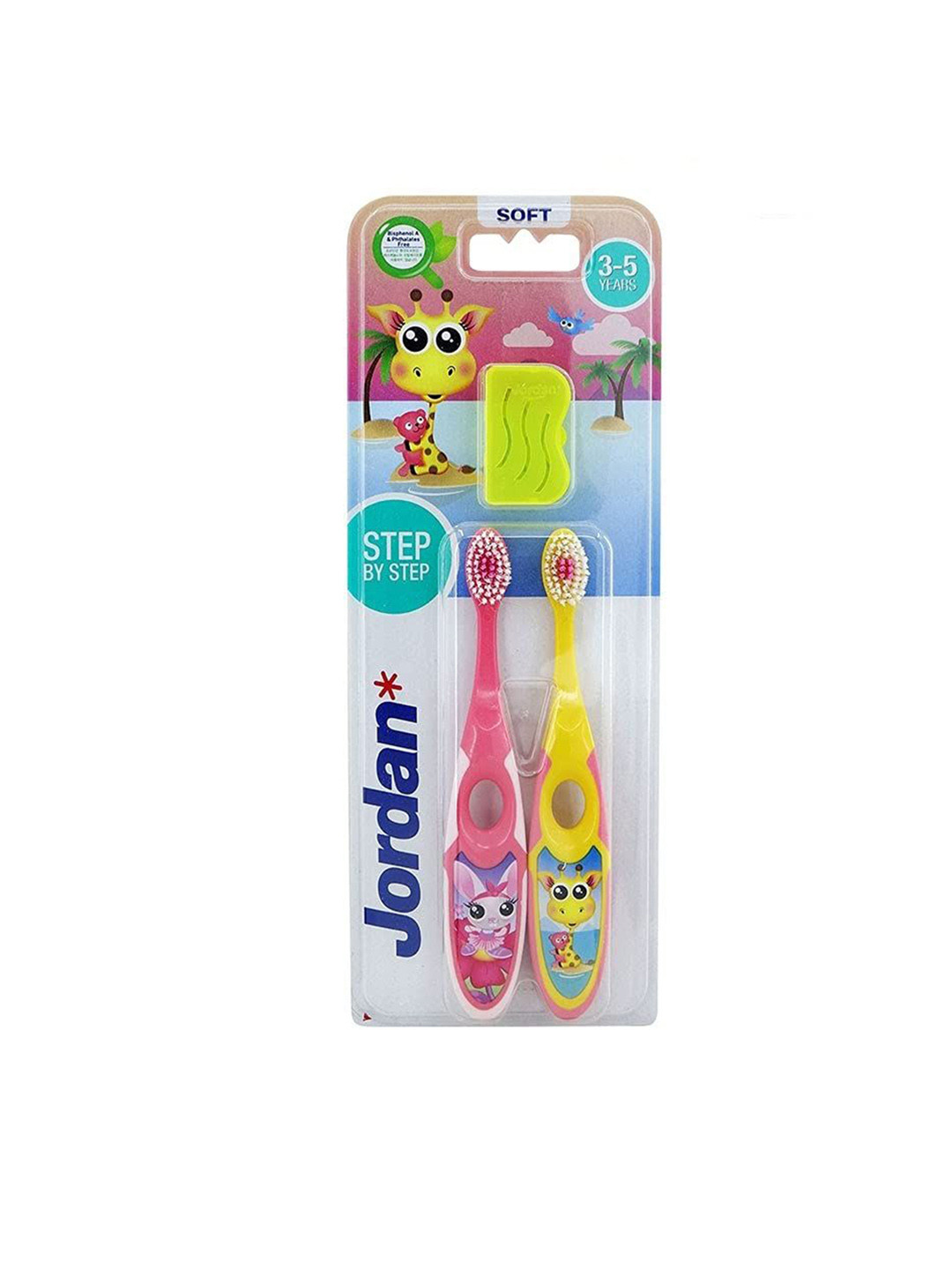 Jordan Kids Set Of 2 Junior Soft Bristles Toothbrush