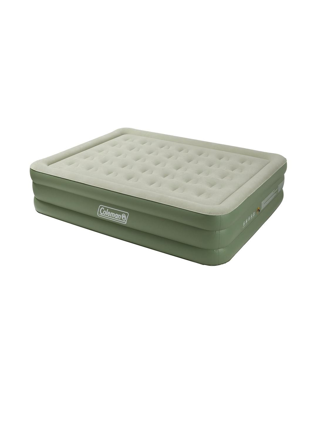 Coleman Green Inflatable Camping Mattress Maxi Comfort Airbed Raised King