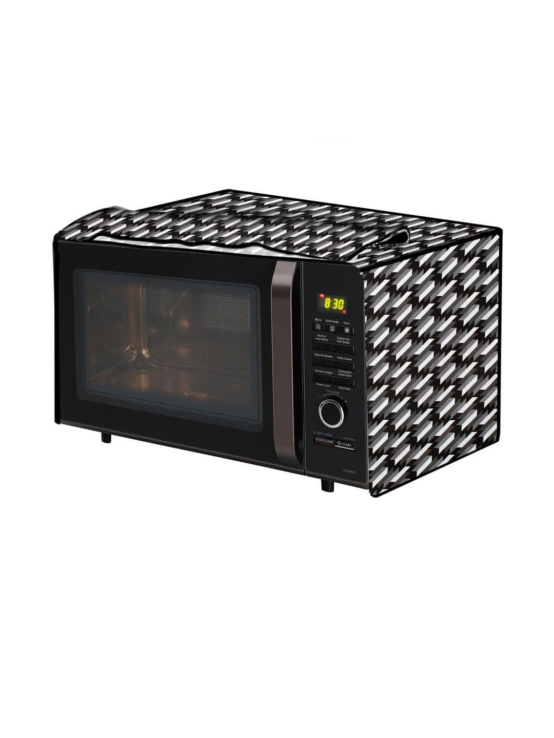 PVC Waterproof Microwave Oven Cover Compatible for LG 28L MC2886BLT Symmetric P