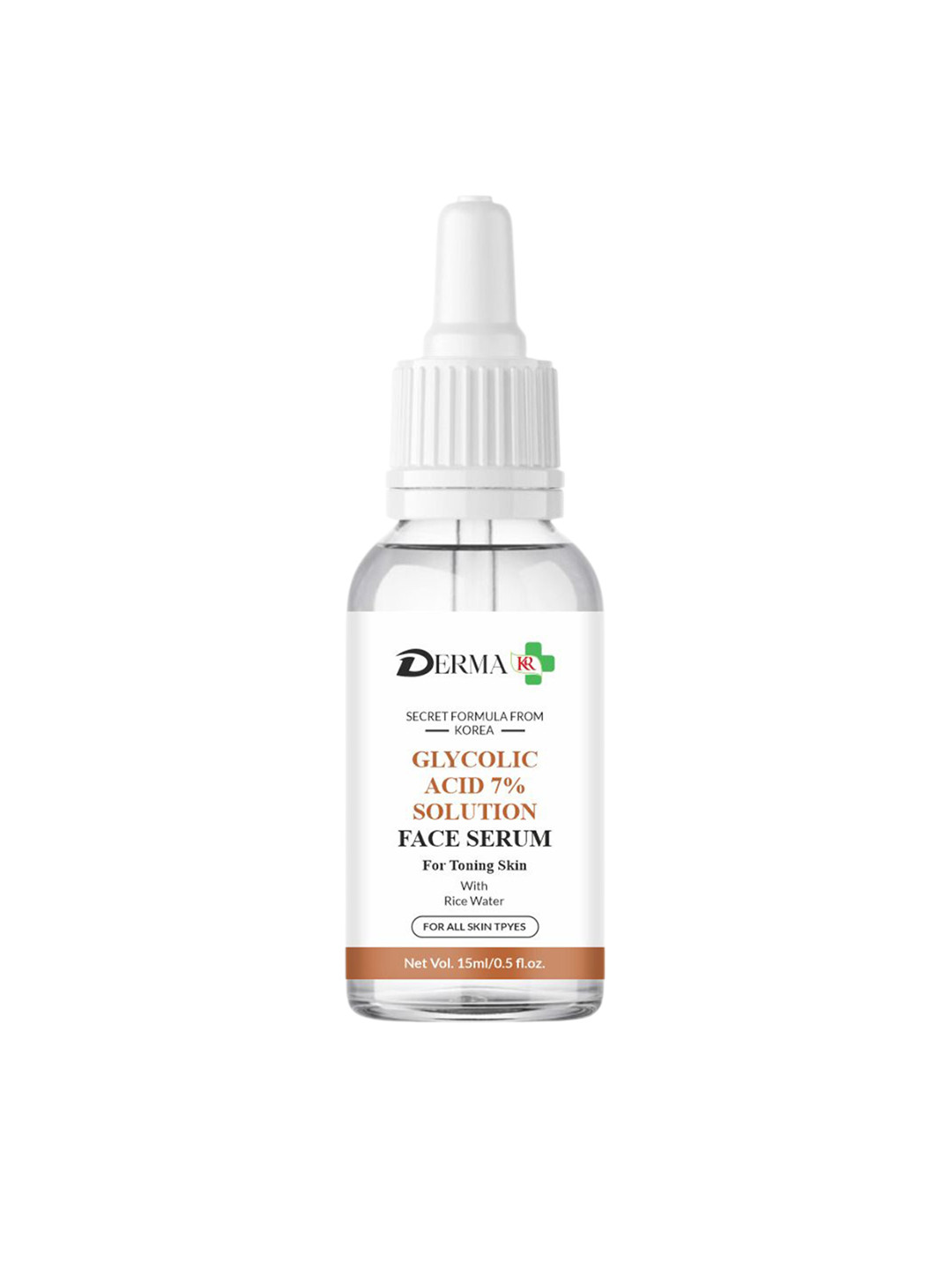 DERMA KR Glycolic Acid 7% Solution Serum - 15 ml