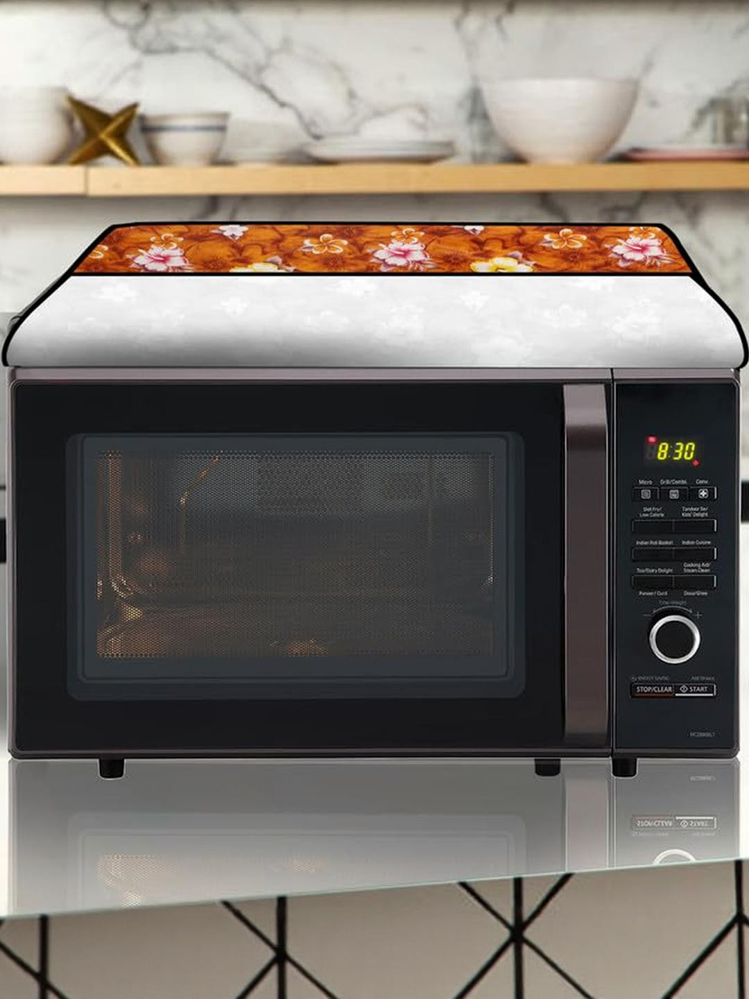 The Furnishing Tree PVC Waterproof Microwave Oven Cover Compatible for Bajaj 17 L Solo 1701 MT Flor